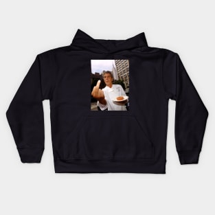 Anthony Bourdain middle finger Kids Hoodie